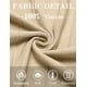thumbnail image 5 of Camiseta COOFANDY de punto con cuello redondo y manga corta para hombre, color caqui, 5 of 6