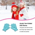 thumbnail image 2 of Minnieouse 1 par de guantes para niños, calentador de manos para exteriores de estilo sencillo, cubiertas para calentar manos para niños y niñas, guante guantes y mitones Azul claro Minnieouse AP009862-12, 2 of 6