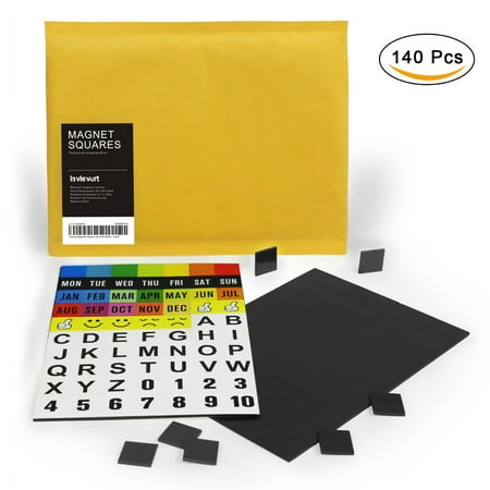 - Lavievert Magnetic Squares Perfect for Fridge, DIY Art - 2-pack
