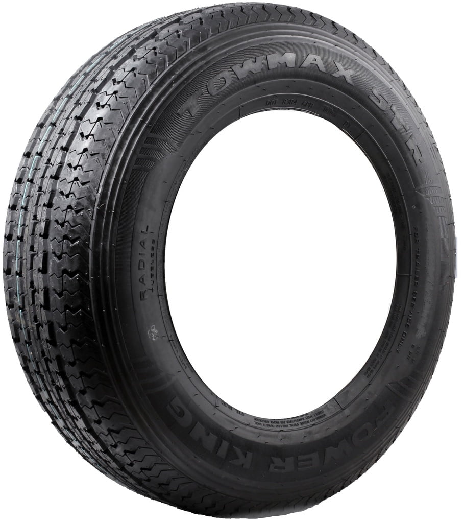TowMax Radial High Speed Trailer Tire ST205/75R15 Load C 39847 1820 Lb