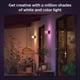 thumbnail image 5 of Lámpara de pared inteligente para exteriores Philips Hue Lucca Black, paquete de 2, 5 of 6