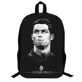 thumbnail image 1 of Football Ronaldo Pattern Backpack, Campus Student School Bag, Single Layer Bag-week, 1 of 3