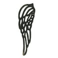 thumbnail image 5 of Zeckos Cast Iron Angel Wings Wall Sculpture Gold Set of Two, 5 of 7
