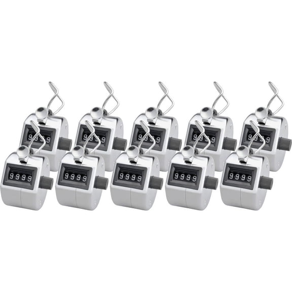 Sparco, SPR24100BX, Finger Ring Tally Counter, 10 / Box, Silver