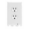 thumbnail image 1 of 93553 - WALL PLATE ELECT 2POS W/LED NIGHT LIGHT PLAS WHITE, 1 of 1