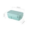 thumbnail image 3 of Partitioned Lunch Box for Office Workers and Students, Microwave Safe, Airtight Food Storage Container, 1 Pack, 3 of 7