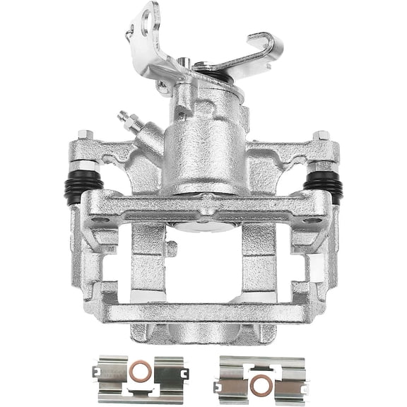 A-Premium Disc Brake Caliper Assembly with Bracket Compatible with Select Chevy and Cadillac Models - Volt 2011-2015, Cruze 2014-2015 2.0L, ELR 2014-2016 - Rear Right Passenger Side