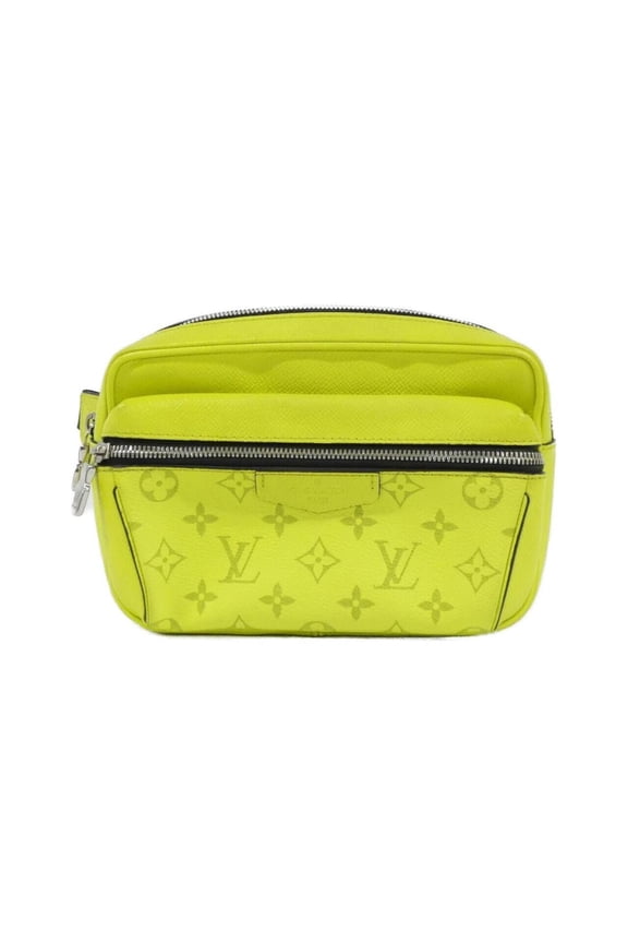 Pre-Owned Louis Vuitton Taiga Llama Bum Bag Outdoor 2019SS M30251 Shoulder
