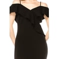 thumbnail image 4 of Women's Off Shoulder Ruffle Accent Bodycon Dress, 4 of 5