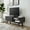Charcoal, variant on Modway Render 48" Modern Style Particleboard Wood TV Stand in Oak