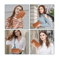 thumbnail image 2 of Cartera Larga De Cuero Para Mujer, 2 of 5