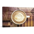 thumbnail image 1 of ARTCANVAS Espresso Coffee Pattern Modern Art Painting Home Decor Rectangle Canvas Art Print - Size: 60" x 40" (1.50" Deep) (3-Piece), 1 of 9