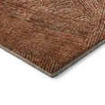 thumbnail image 6 of HomeRoots 678133 5 x 8 ft. Copper & Ivory Abstract Transitional Washable Machine Made Rectangle Area Rug with UV Protection, 6 of 7