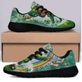 thumbnail image 3 of Happy Saint Patrick's Day Leprechaun Shoes Sneakers Black Size 12, 3 of 7
