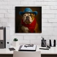 thumbnail image 5 of Epic Graffiti 'Bulldog Cowboy'  by Sean Parnell Canvas Wall Art, 18" x 18", 5 of 8