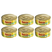 (6 pack) Dolores Tuna, Chunk Light Yellowfin Tuna in Vegetable Oil, 5 oz Can