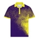 thumbnail image 4 of Blusa y camisa de manga corta con cuello vuelto para hombre, blusa informal con botones y estampado geométrico, blusa de manga corta con cuello vuelto para hombre, 4 of 5