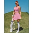 thumbnail image 6 of Charmo Womens 2 Piece Tennis Skirts Sets Athletic Dress with Bulit-in Shorts and Pockets, 6 of 6