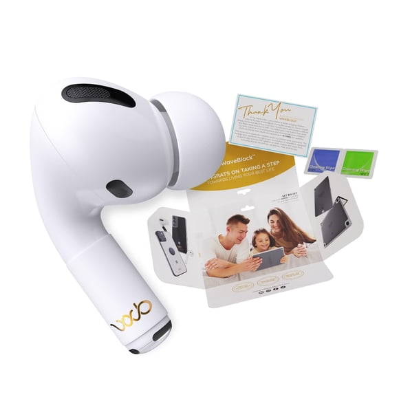 Adhesivo de protección EMF para AirPods Pro, paquete de 2 unidades, WaveBlock