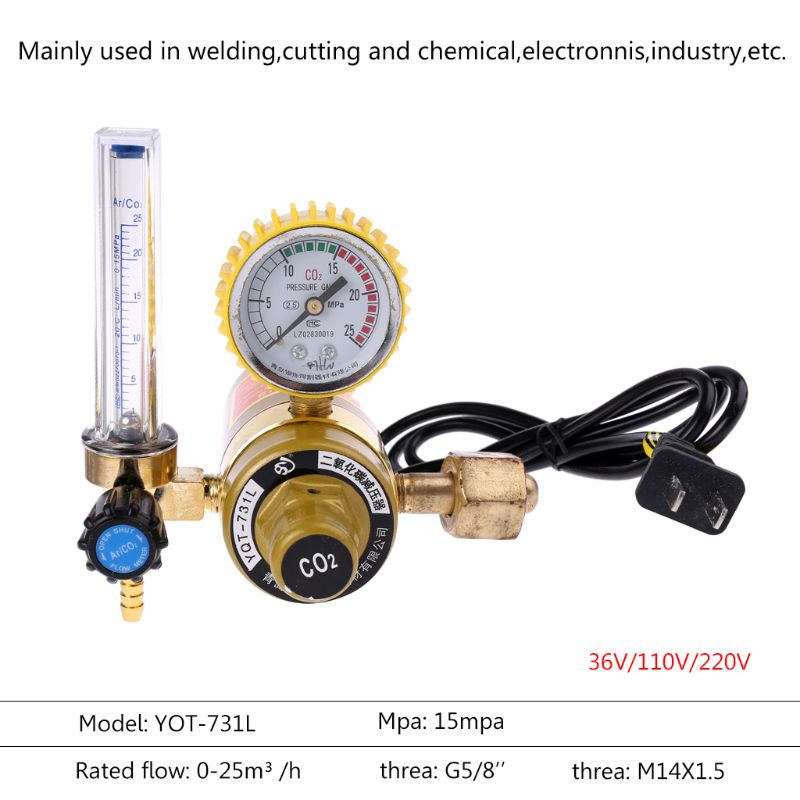 High-performance CO2 Regulator with Clear Scale Gas CO2 Pressure Reducer Valve