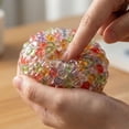 thumbnail image 4 of Crunch Squishy Balls Sensory Relief Set Soft Squeeze Stress Relief Tool Anti Anxiety Focus Aid Home Accessory Portable Calming Helper Relaxation Therapy Gift Party Present Surprise Gift Red, 4 of 4