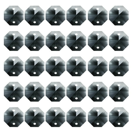 

Uxcell K9 Crystal Octagon Beads 2 Holes Pendants 30 Pack 14mm Chandelier Prisms Hanging Beads Light Black