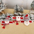 thumbnail image 4 of Moyic Navidad cortina hebilla Tieback puerta percha Santa Claus muñeco de nieve decoración del hogar calambre anillo ventana decoración abrazadera Kits de decoración para fiestas Muñeco de nieve Moyic HA070335-02, 4 of 6