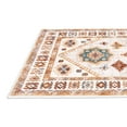 thumbnail image 4 of MeyJey 2'x6' Oriental Vintage Runner Rug for Hallways, Non-Slip Machine Washable Area Rug for Bedroom/Living/Dining/Laundry Room Carpet, Beige/Orange, 4 of 15