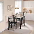 thumbnail image 2 of Moderno dining mesa set: sturdy metal legs, thickened steel frames, space - saving design, pu forrado sillas supporting up to 400 pounds, de esquina protectors para safety, fácil montaje, 2 of 6