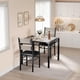 thumbnail image 2 of Moderno dining mesa set: sturdy metal legs, thickened steel frames, space - saving design, pu forrado sillas supporting up to 400 pounds, de esquina protectors para safety, fácil montaje, 2 of 6