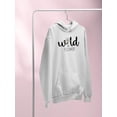 thumbnail image 3 of Wild Flower Single Daisy Hoodie Women -Image by Shutterstock, Female XX-Large, 3 of 4