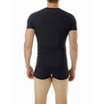 thumbnail image 3 of Underworks Mens Microfiber V-Neck Light Compression T-Shirt, 3 of 5