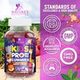 thumbnail image 5 of Kids Probiotic Gummies - Natural Immune Support & Digestive Health Supplement - Daily Chewable Probiotic for Children & Toddlers Ages 4+ - Vegan, Gluten & Dairy Free - Berry Flavored - 120 Gummies, 5 of 10