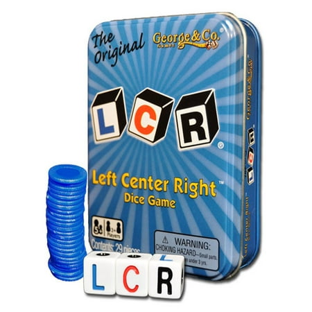 - Pass Play: The Game of Left Center Right Dice Game in a Tin