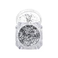 thumbnail image 2 of Gold & Silver Foil Flakes, Cb02 Silver - 3D Gold & Silver Nail Foil Glitters, Sequins Dust for Acrylic Nail Decoration, Nail Powder Easter Mother'S Day Nail, 2 of 9
