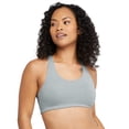 thumbnail image 2 of Pack de bralette Hanes, tejido de algodón elástico con espalda cruzada, paquete de 3, 2 of 6