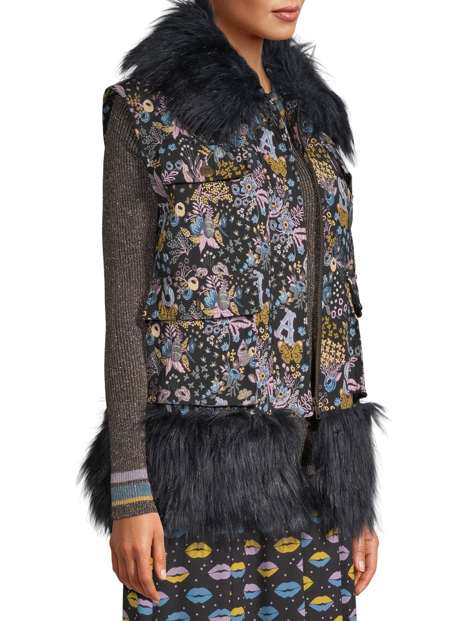Sui by Anna Sui Women's Autumn Tapestry Vest