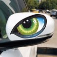 thumbnail image 5 of 2Pcs 3D Stereo Reflective Cat Eyes Car Sticker Creative Rearview Mirror Decal, 5 of 5