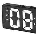 thumbnail image 3 of Despertador electrónico Pantalla LED Batería Control para regalos navideños Negro Zulema Despertador, 3 of 8