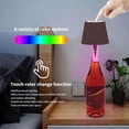 thumbnail image 4 of Lámpara de Botella inalámbrica, Luz Nocturna Con Control Tactilo de Atenuación Continua Rgbw, 3 Opciones de Temperatura de color para Fiestas, Bodas, 4 of 7