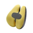 thumbnail image 3 of lionlar Lumbar Support Pillow Back Support Pillow for Office Chair Car Reading Chair Yellow, 3 of 9