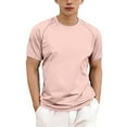 thumbnail image 2 of Twczz Boys Athletic T Shirts- Crewneck Quick Dry Summer Short Sleeve Kids Active Tees Pink Size 12, 2 of 6