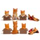 thumbnail image 5 of Gwong Juguete Encantador corgi shiba inu perro resina modelo figurilla miniatura hada jardín adornos Gwong 30003867, 5 of 6