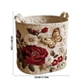 thumbnail image 7 of Quilted Laundry Basket with Handles, Large Fabric Storage Hampers, Foldable Designs for Socks, Cloth,Pant, 7 of 7