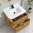 thumbnail image 2 of Chantal 30" Floating Bathroom Vanity Oak, 2 of 11