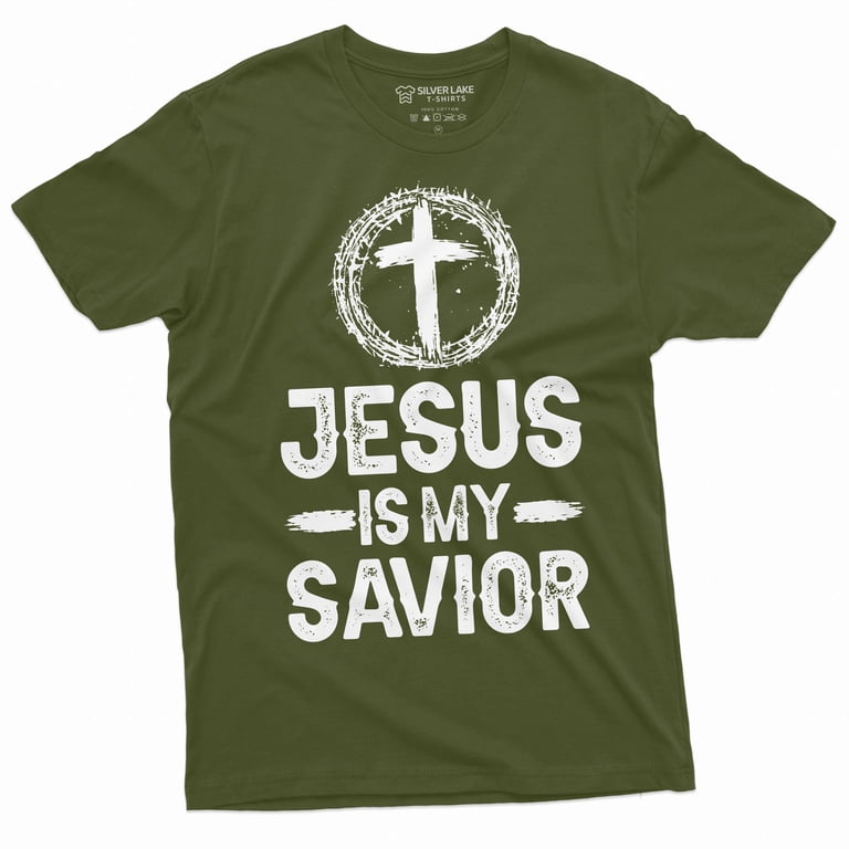 Jesus is my savior T-shirt Religion Jesus Christ church tee shirt 