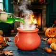 thumbnail image 2 of DVKOVI Halloween Candy Cauldron Candies Bucket Holder with Handles for Trick Or Treat Halloweens Party Decoration Gold, 2 of 5