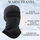 thumbnail image 3 of Set of 2 Motorcycle Balaclavas, Balaclavas for Men and Women, Warm Winter Ski Mask, Windproof Black, Bicycle Balaclava for Sports, Cycling, Skiing and, 3 of 5