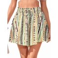 thumbnail image 5 of Women'S Flowy Shorts Summer Beach Vacation Clothes Casual High Waist Wide Leg Ruffle Shorts Color No. 9 XL, 5 of 9