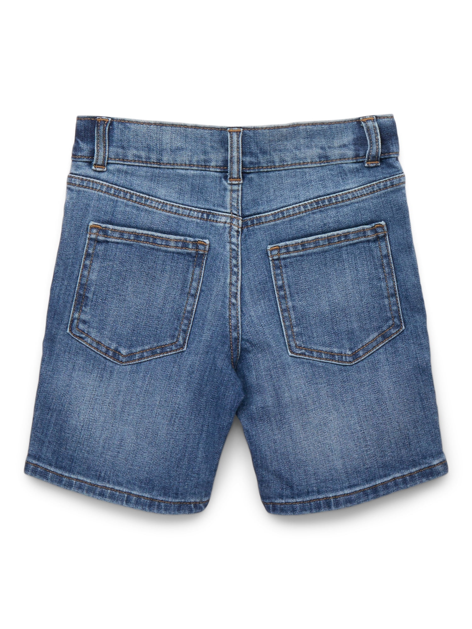 【WONDER WONDER】Senpo Washing Half-Length Bermuda Denim PT Wonder Nation Boys Denim Shorts - Classic Fit, Cotton